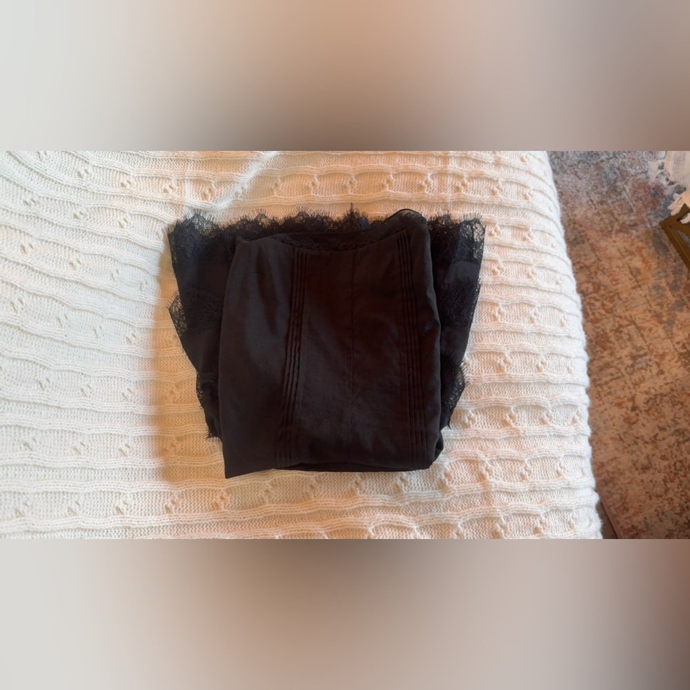 Reformation Cleodora Dress In Black, brand new without tags, never worn. - Picture 14 of 15